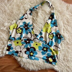 Shein Floral Halter Top